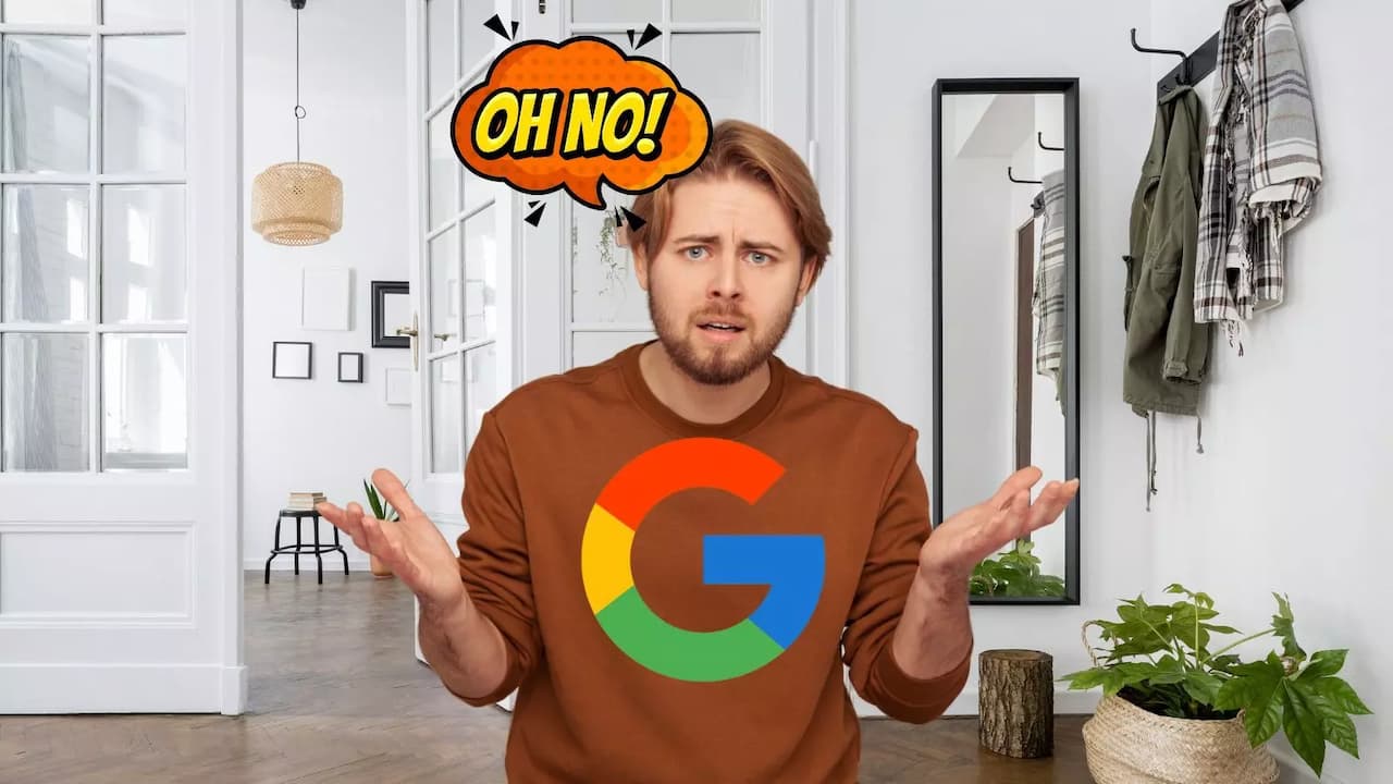 Chico preguntandose motivo problema Google Chico preguntandose motivo problema Google